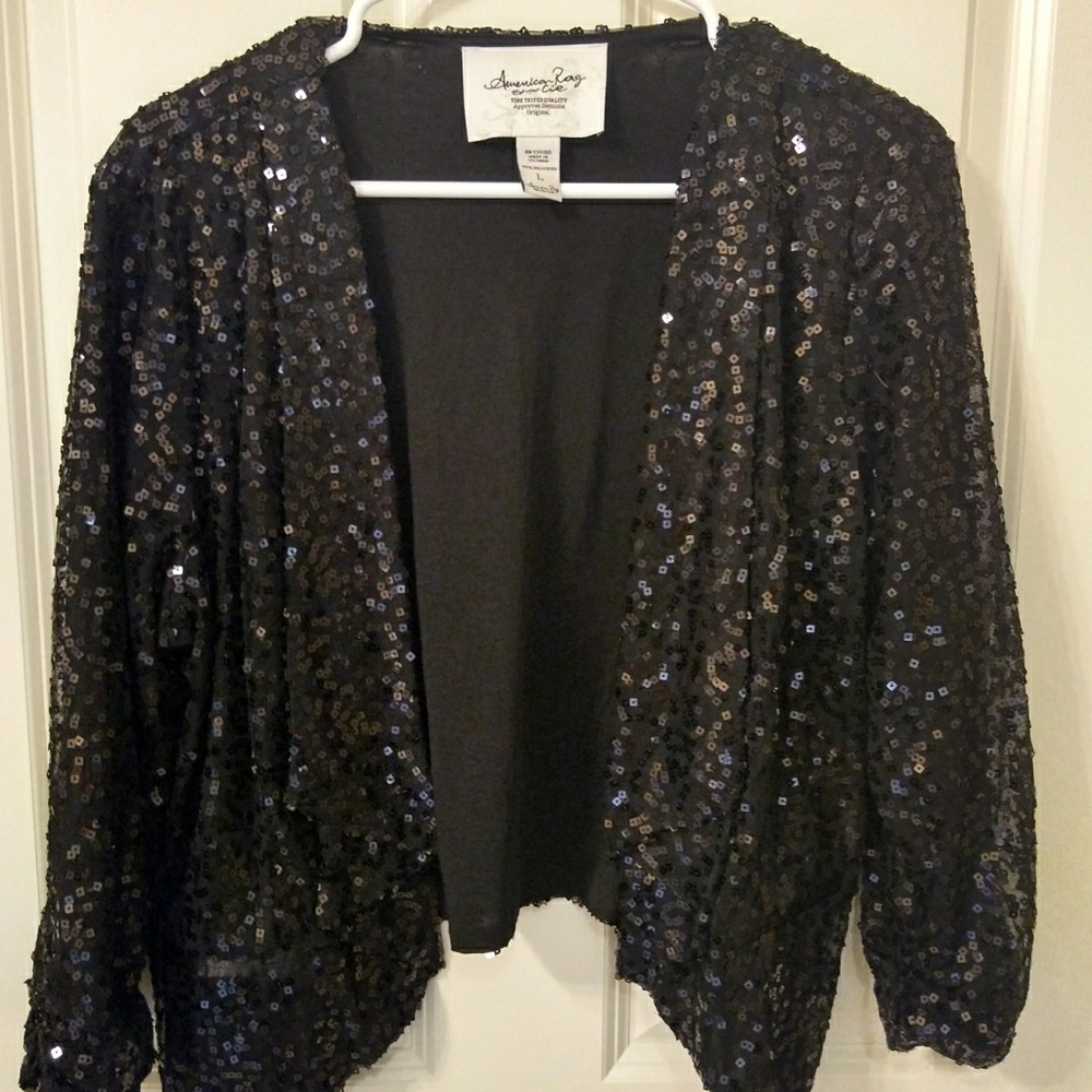 Black sequin jacket